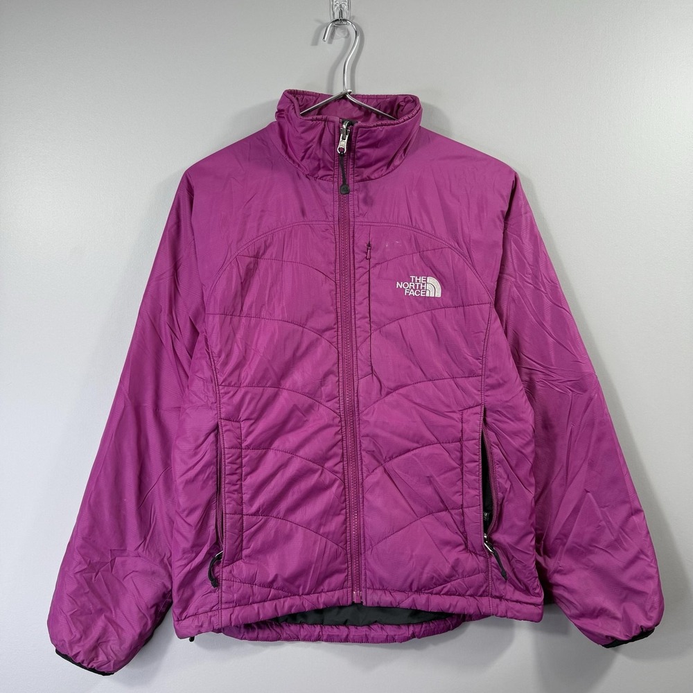 The North Face Jacket Womens Small Pink Quilted Insulated Full Zip Puffer Coat